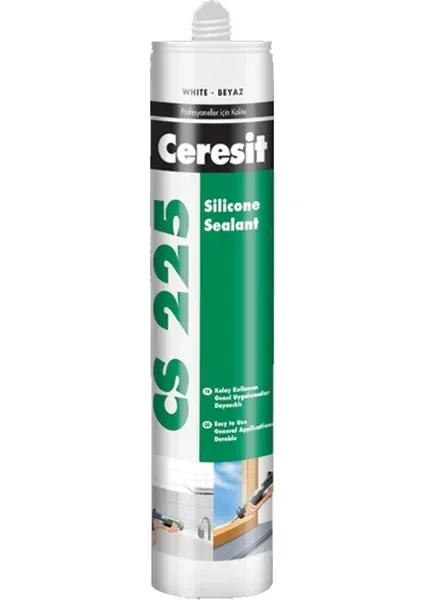 CERESİT CS225 SLİKON BEYAZ 280ML