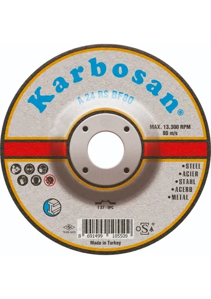 KARBOSAN 180X6 NK TAŞLAMA TAŞI